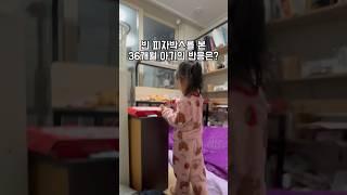 비어있는 피자박스를 발견한 36개월 아기의 반응은? #극대노 #baby #잔소리