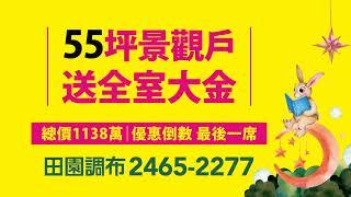 【田園調布】55坪景觀戶 送全室大金 總價1138萬｜優惠倒數 最後一席｜市心別墅，全新完工