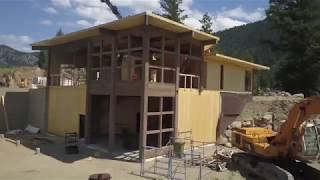 Daizen heavy timber frame with Hutteman panel first try in full scale project (Long version)