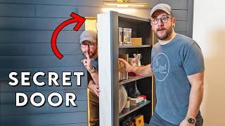 This bookshelf has a secret... [Secret Door Bookcase Build]