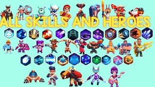 All skills and heroes - Heroes Strike