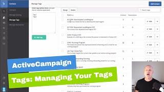 Free ActiveCampaign Training Series - Using Tags: Managing Your Tags