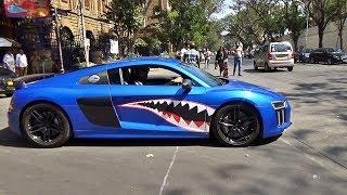 LOUD Supercars Leaving Car Meet - Aventador SV, F430, GT3 RS, Huracan, R8's & More