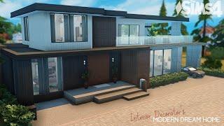 Interior designer's modern dream home / THE SIMS 4 / NO CC / stop motion