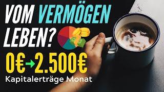 2.500€ pro Monat - von Kapitalerträgen leben | REALISTISCH?