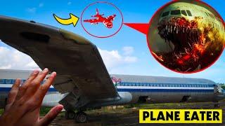 CURSED PLANE EATER FOUND IN THE PLANE EATER ABANDONED AIRPORT IN REAL LIFE | THE PLANE EATER