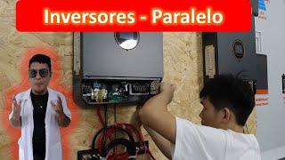  Inversores Híbridos en paralelo Powmr 10kw #inversorsolar #solarsystem