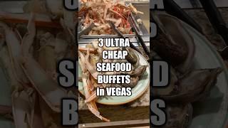 BEST CHEAP SEAFOOD BUFFETS in VEGAS $23-up  #vegas #travelfood #shortstravel #lasvegas #vegasbuffet