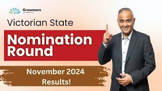 Victorian State Nomination Round  November 2024 Results! #hindi #australia #news #victoria