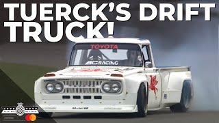 Ryan Tuerck's incredible drifting Toyota Stout truck smokes out Goodwood