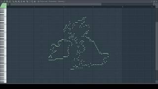 Musical Map of United Kingdom & Ireland (Midi Art)