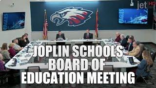 Joplin Schools Board of Education Meeting 02-25-25