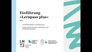 «Lernpass plus» Zyklus 3 (1/2) | Lehrmittelverlag Zürich