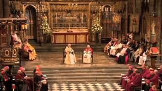 Pope Benedict XVI - Evensong in Westminster Abbey - Full Video