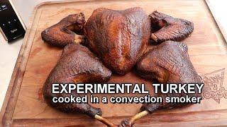 We cooked an Experimental "Convection Smoker" Turkey