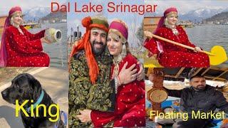 Dal lake Floating Market m Shweta ne ki bargainingShikara Ride/House boat/Nishat Garden Srinagar