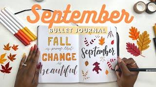 BUJO with ME | September 2022 Bullet Journal Setup | Fall Theme