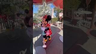 Meeting her FAV Disney Character ️ Minnie Mouse  #lifeaswegomez #disney #familyvlog