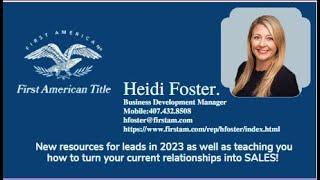 Resources for New Leads in 2023! 1/18/2023