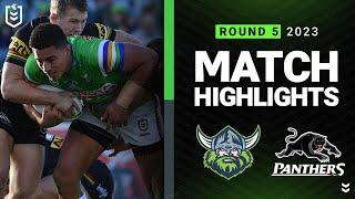 NRL 2023 | Canberra Raiders v Penrith Panthers | Match Highlights