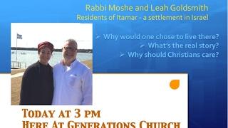 ISRAEL REPORT: Itamar  -  Moshe and Lea Goldsmith