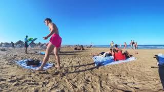 MUST SEE  Badalona beach Spain | 4K VR360° | 2024 Walking Tour beach walk