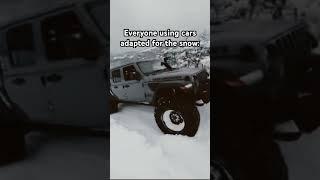 That is not adapted for the snow #shorts #carchannel #motorsport #snow #jeep #fordgt40