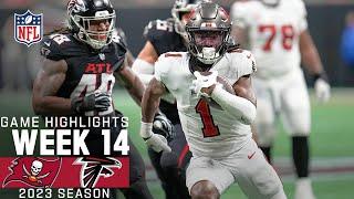 Tampa Bay Buccaneers vs. Atlanta Falcons Game Highlights | NFL 2023 Week 14