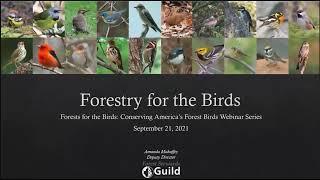 Webinar 7   Forestry for the Birds