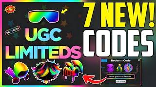 ️AllNew!️ UGC LIMITEDS ROBLOX CODES JULY 2024 - UGC LIMITED CODES - UGC - FREE UGC