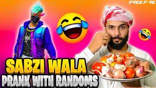 Sabzi Wala Prank With Randoms  - Funny Free Fire Match