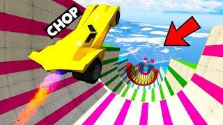 GTA 5 SUPER NOOB MEGA RAMP BUT CHOP WINS IMPOSSIBLE