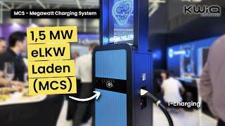 1,5 MW eLKW Ladesäulen von i-charging - IAA Nutzfahrzeuge