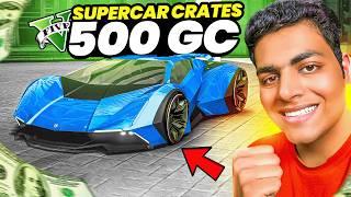 I Spent 500 GC To Win Lamborghini Moza In GTA 5 RP | Grand RP Pegassi Moza Crates Opening