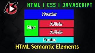 HTML Semantic Elements