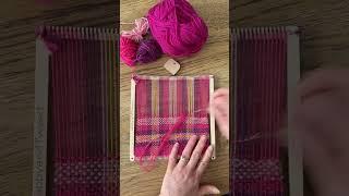 Weaving on a Frame Loom, #weaving #loomweaving #fiberart #handmade #yarncraft #diycrafts
