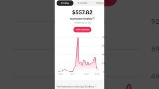 How Much Money I've Made On Tiktok creativity Program Beta