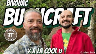 Bivouac Bushcraft : "A la cool" avec @yvan-bushcraft-alpin  #bushcraft #bushcraftfrance