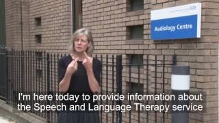 Speech and Language Therapy Service for Deaf and Hard of Hearing Adults