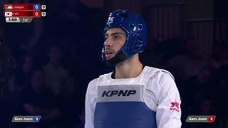 232 F M-68kg  KAREEM Zaid JOR vs  JIN Ho-jun KOR I Manchester 2022 World Taekwondo GP