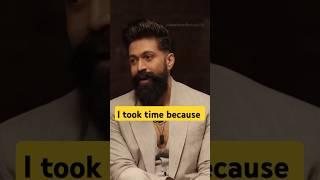 KGF Yash on Taking Time Toxic #yash #toxic #kgf3 #yash19update #hollywood