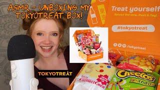 ASMR~ Unboxing/Eating My TokyoTreat Box (Japanese Snacks)