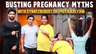 Working Out with my 39-Week Pregnant Wife | Dr. Priya Kalyani | #workout | #pregnency