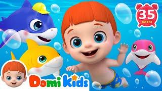 Baby Shark Song | Shark Family & More Nursery Rhymes for Toddlers | Baby Songs - Domikids