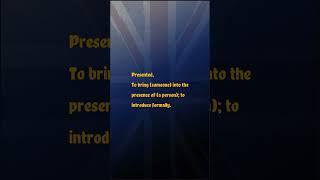Presented Pronunciation & Meaning British English.mp4