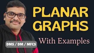 Planar Graphs and Non Planar Graphs in Discrete Mathematics || Planar Graphs Examples || DMS