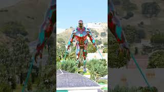 Upgrading IronMan Suit  #shorts #gta5 #avengers