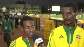 IAAF World Junior Championships 2014 - Yomif KEJELCHA & Yasin HAJI ETH 5000m Men Gold & Silver