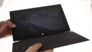 Microsoft Surface hands-on