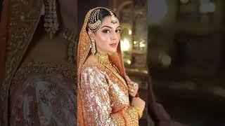 #new #bridelmakup #beautiful # Golden lehenga and soft makeup#